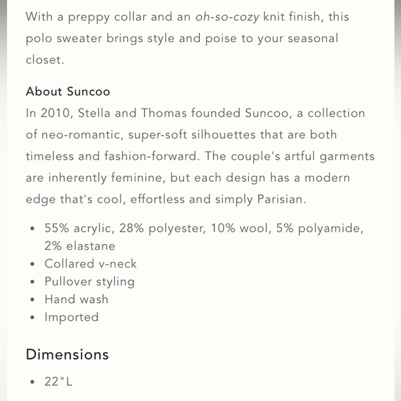 Anthropologie Sunoco geo polo sweater - Picture 2 of 5